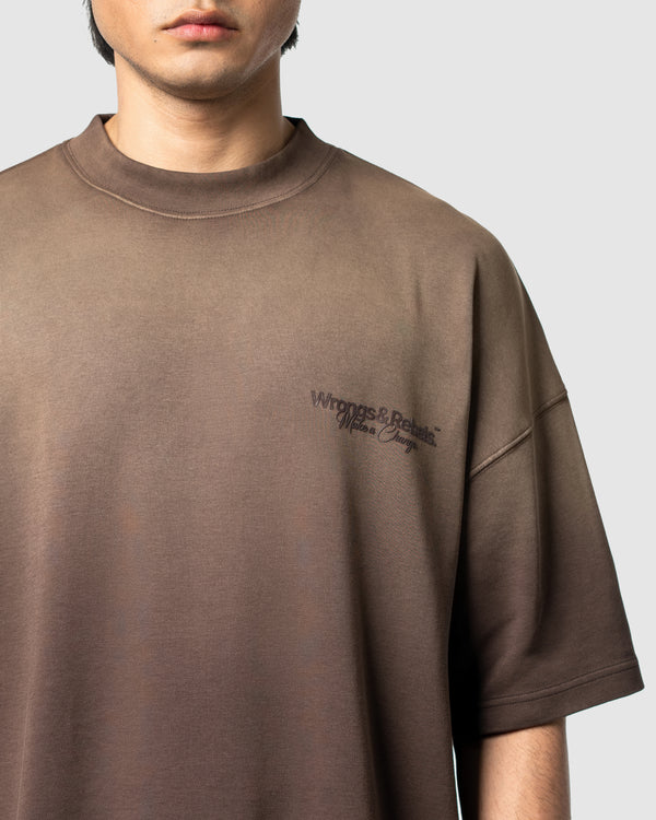 W&R Light Wash Chocolate Plum T-shirt