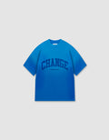 W&R Absolute Blue Boxy T-Shirt