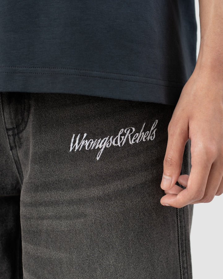 W&R Charcoal Baggy Pants