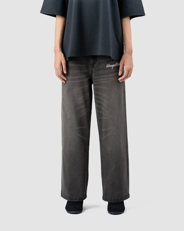W&R Charcoal Baggy Pants
